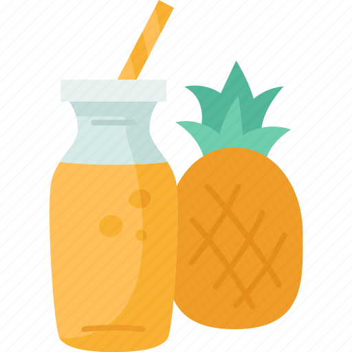 Pineapple, juice, fruit, drink, refreshment icon - Download on Iconfinder