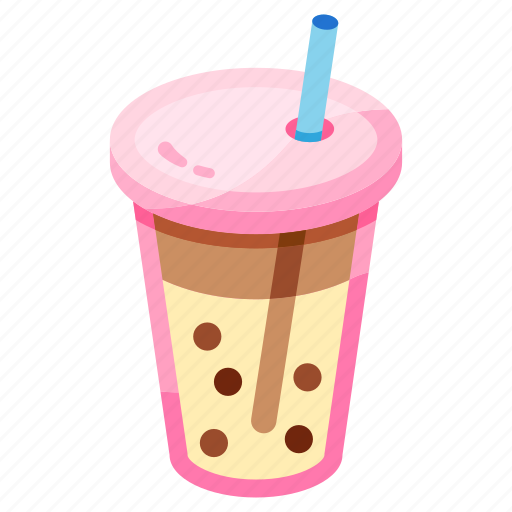 Beverage, bubble milk tea, bubble tea, dessert, drink, pearl milk tea, sweet icon - Download on Iconfinder