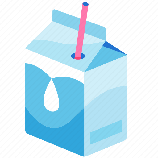 Box, breakfast, calcium, carton of milk, dairy, drink, healthy icon - Download on Iconfinder