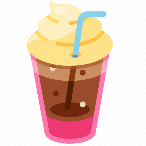 Beverage, cocoa, coffee, cream, drink, frappe, mocha icon - Download on Iconfinder