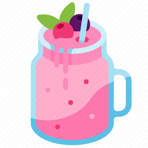 Beverage, cocktail, dessert, drink, smoothie, strawberry, sweet icon - Download on Iconfinder