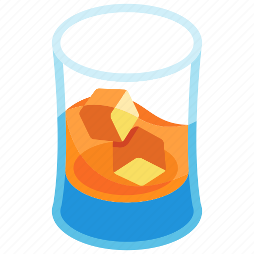 Alcohol, brandy, cocktail, on the rock, rum, scotch, whiskey icon - Download on Iconfinder