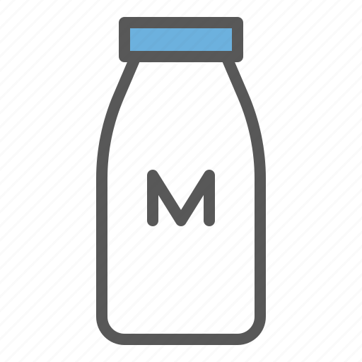 Beverage, bottle, drinks, milk, milk bottle icon - Download on Iconfinder