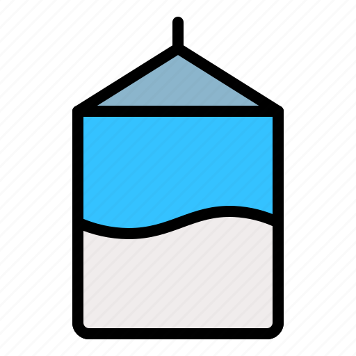 Beverage, drink, milk, milk box icon - Download on Iconfinder