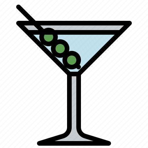 Alcohol, beverage, cocktail, glass, olive icon - Download on Iconfinder