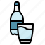 beverage, bottle, drinking, glass, water 