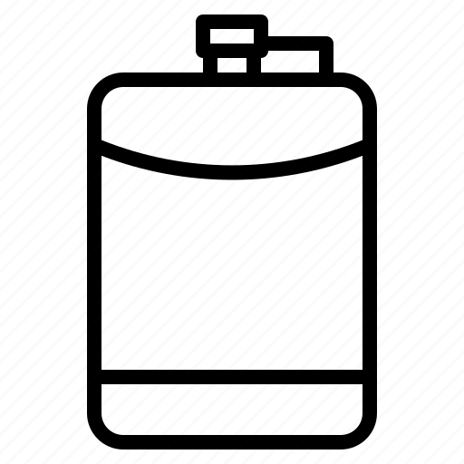 Alcohol, beverage, flask, hip, travel icon - Download on Iconfinder