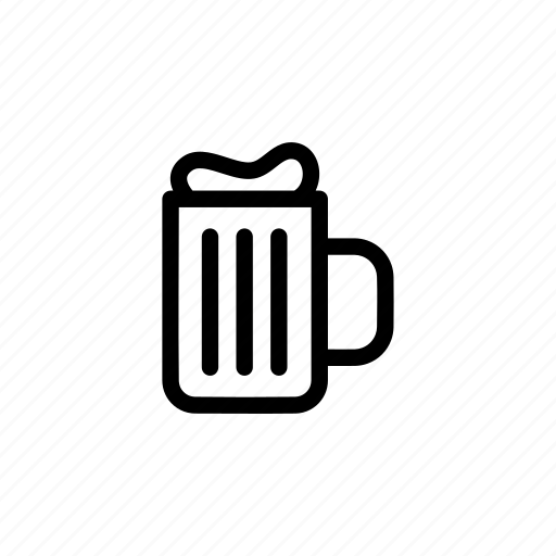 Beer, beverage, cold, foam, glass, mug icon - Download on Iconfinder