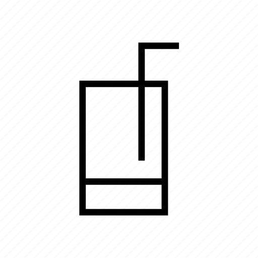 Cold, drinks, glass, straw, water icon - Download on Iconfinder