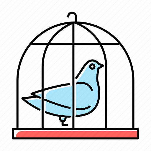 Bird, cage, captive, harbinger, nightingale, peace, pigeon icon - Download on Iconfinder