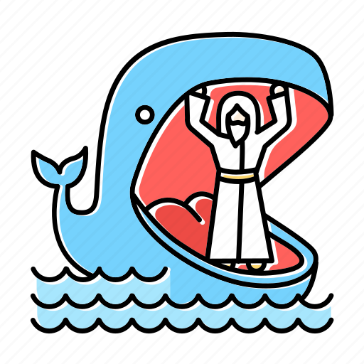 Fish, huge, jonah, old, story, testament, whale icon - Download on Iconfinder
