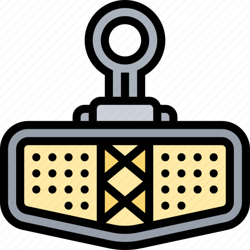 Reflector, front, light, visible, safety icon - Download on Iconfinder