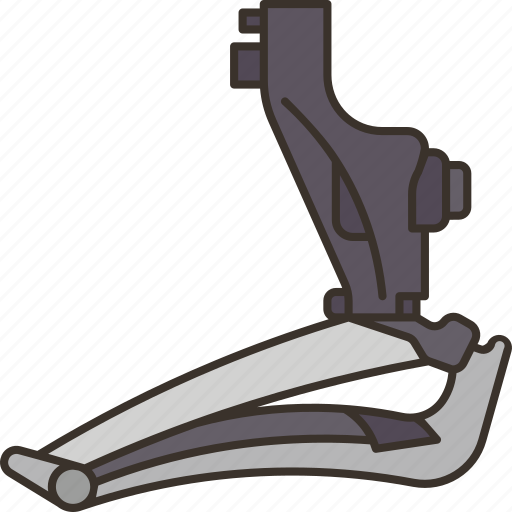 Derailleur, front, bicycle, mechanic, component icon - Download on Iconfinder