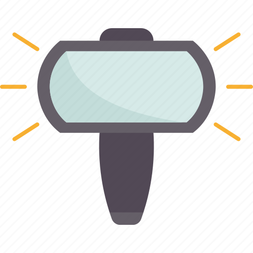 Reflector, front, light, safety, equipment icon - Download on Iconfinder