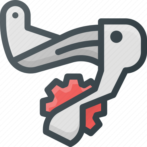 Bicycle, bike, component, derailleur, rear, shift icon - Download on Iconfinder