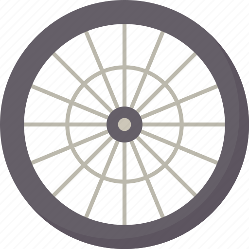 Wheel, bicycles, spokes, tire, component icon - Download on Iconfinder