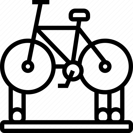 Bicycle, rollers, pedaling, fitness, activity icon - Download on Iconfinder