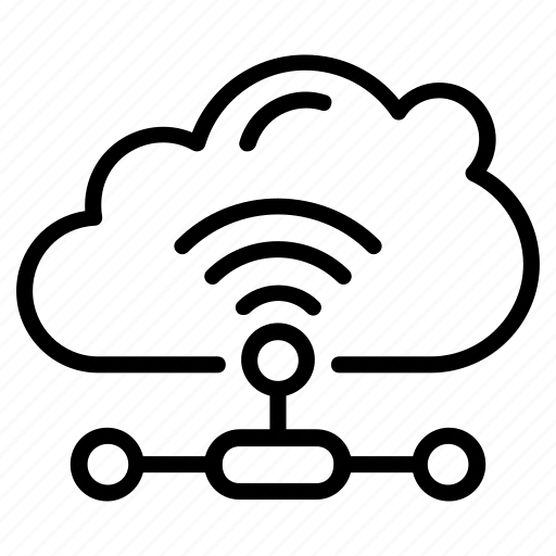 Cloud connection, shared cloud, cloud network, cloud computing, cloud hosting icon - Download on Iconfinder