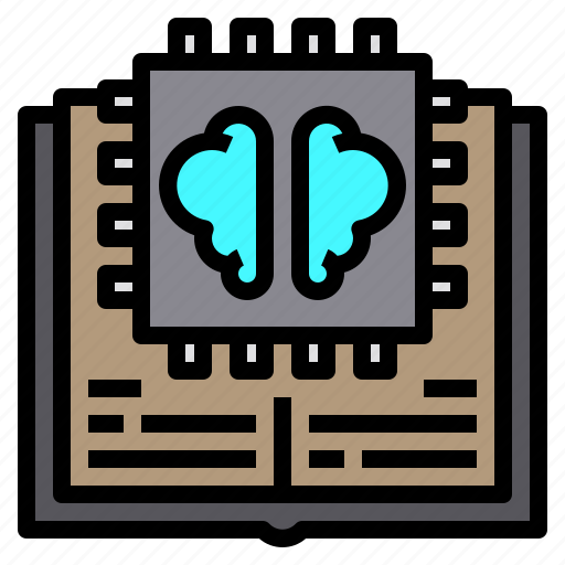 Book, brain, learning, processor, study icon - Download on Iconfinder