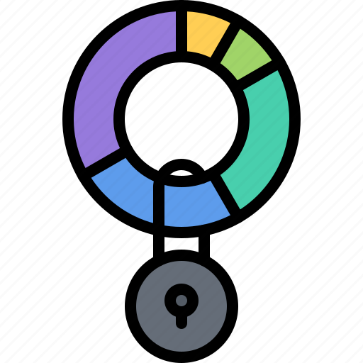 Analyst, analytics, chart, data, lock, statistics icon - Download on Iconfinder
