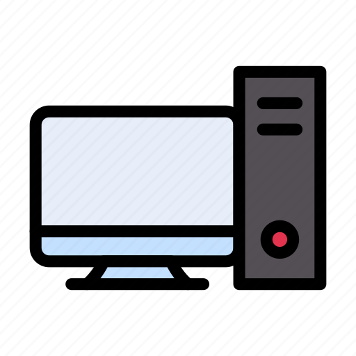 Computer, desktop, monitor, display, pc icon - Download on Iconfinder