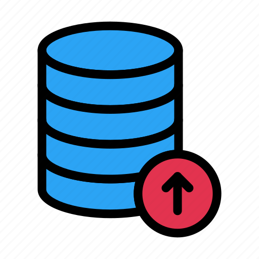 Database, server, storage, upload, datacenter icon - Download on Iconfinder