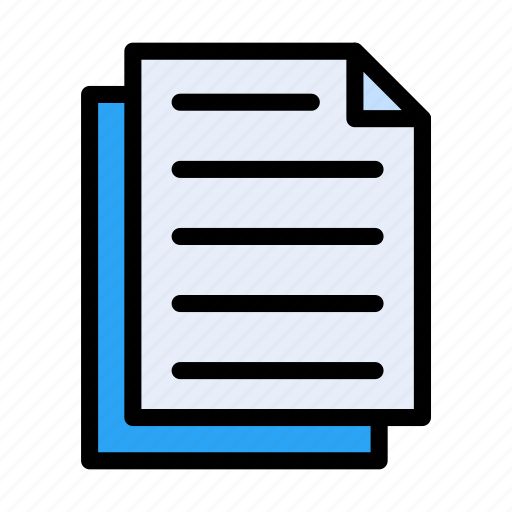 File, document, page, report, paper icon - Download on Iconfinder