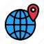 global, location, map, online, earth 