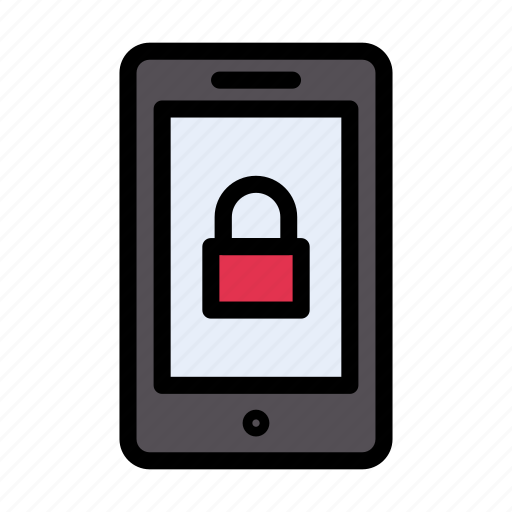 Mobile, phone, lock, secure, protection icon - Download on Iconfinder