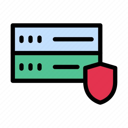 Server, security, database, protection, shield icon - Download on Iconfinder