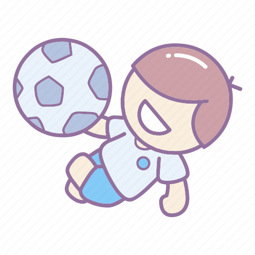 Ball, football, kick, overhead, player, soccer icon - Download on Iconfinder