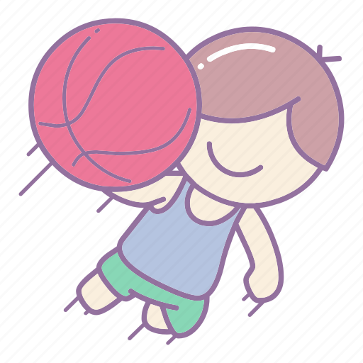 Ball, basketball, jump, player, sport icon - Download on Iconfinder