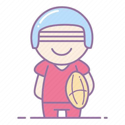 American football, ball, game, player, rugby, sport icon - Download on Iconfinder