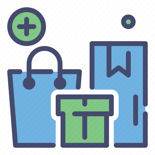 Sale, shopping, add, bag, box icon - Download on Iconfinder