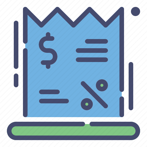 Bill, discount, sale icon - Download on Iconfinder