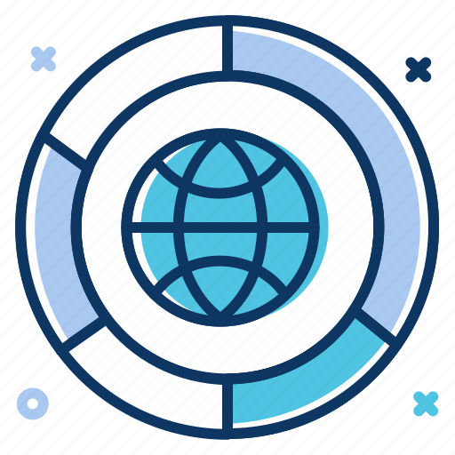 Chart, data analytics, global network, network, statistics icon - Download on Iconfinder