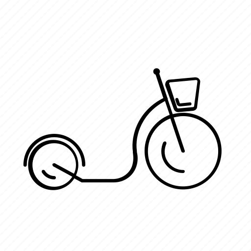Bicycle, bike, kick bike, transport, urban bike icon - Download on Iconfinder