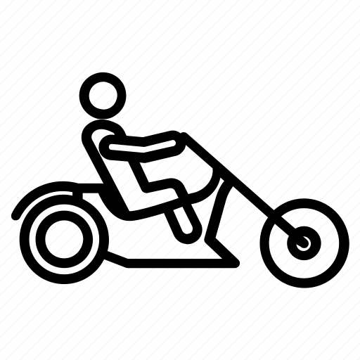 Chopper bike, chopper cycle, transportation, vehicle icon - Download on Iconfinder
