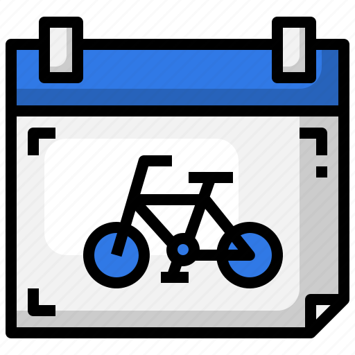 Calendar, cycling, bicycle, sports, exercise icon - Download on Iconfinder