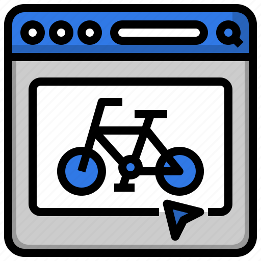 Website, bicycle, online, sports, exercise icon - Download on Iconfinder