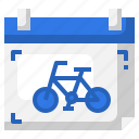 calendar, cycling, bicycle, sports, exercise