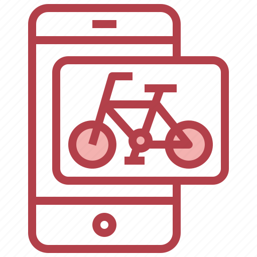 Smartphone, bicycle, sports, exercise, vehicle icon - Download on Iconfinder