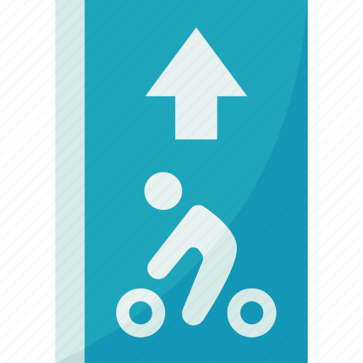 Bike, lane, bicycle, road, transportation icon - Download on Iconfinder