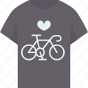 bike, packing, t, shirt, cycling