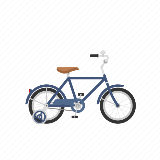 Bicycle, bike, isolated, training wheels icon - Download on Iconfinder