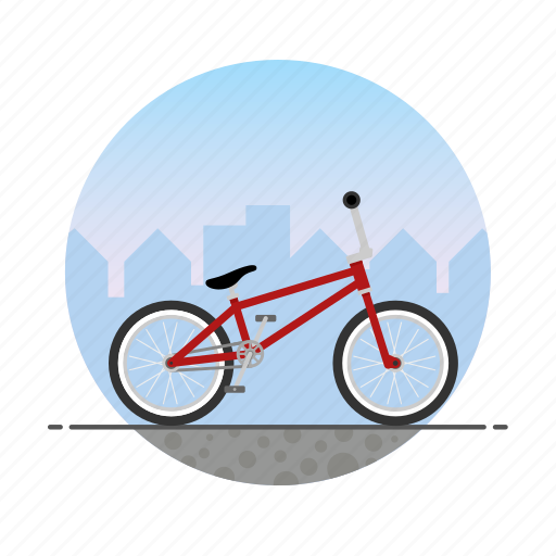 Bicycle, bike, bmx, circle, freestyle, racing icon - Download on Iconfinder