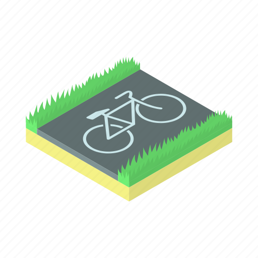 Bicycle, bike, cartoon, cycle, parking, travel, urban icon - Download on Iconfinder