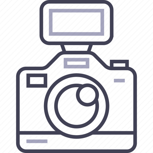 Camera, digital, dslr, flash, multimedia, photo icon - Download on Iconfinder