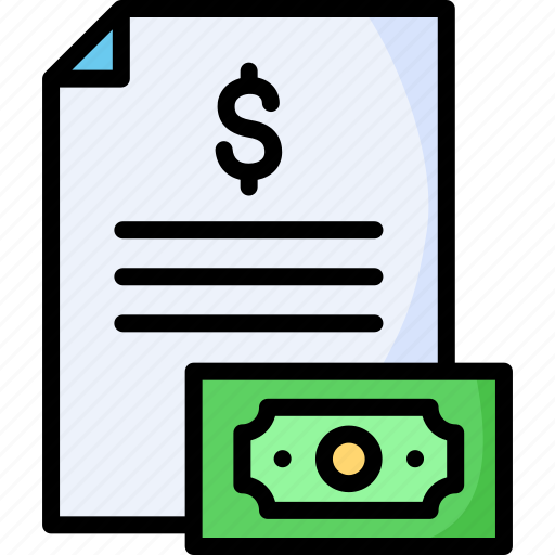 Bill, payment, report, cash, invoice icon - Download on Iconfinder