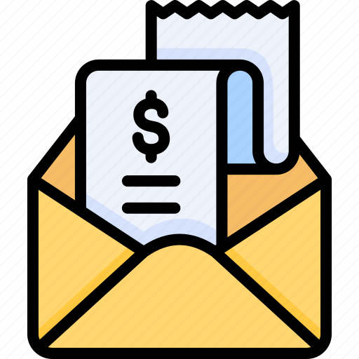 Bill, payment, email, invoice, envelope icon - Download on Iconfinder